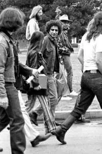 Timothy Leary Abbie Hoffman visiting the University of Oklahoma 1969