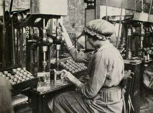 Bridgeport woman working in munitions factory in 1815