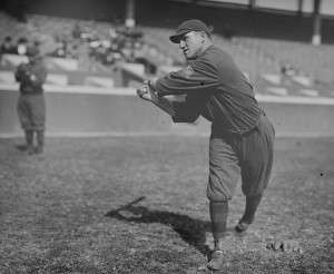 1914 Braves left fielder, Joey Connolly, the pride of North Smithfield, R.I. Photo courtesy the Library of Congress.