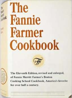 The 11th edition of the Fannie Farmer Cookbook.