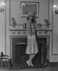 Clara Bow at the Ritz-Carlton. Photo courtesy Boston Public Library, Leslie Jones Collection.