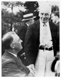 President Roosevelt and Governor Cross
