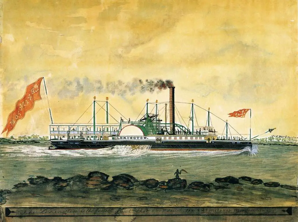 Steamboat Lexington before the tragedy