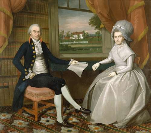 Oliver and Abigail Ellsworth by Ralph Earl