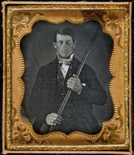 Phineas Gage (From the collection of Jack and Beverly Wilgus.)
