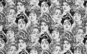 charles dana gibson - gibson girls crowd