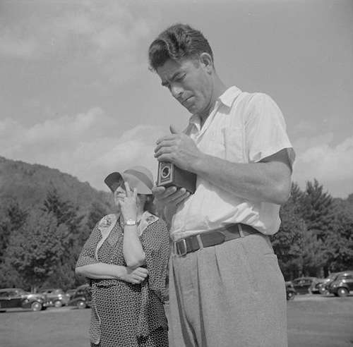 Another Mohawk Trail photographer. Photo courtesy Library of Congress. 