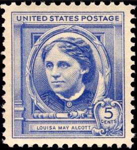 Louisa May Alcott 1940 commemorative stamp