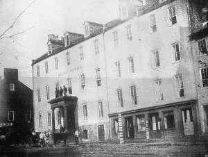 Georgetown's Union Hotel. Photo courtesy Library of Congress.