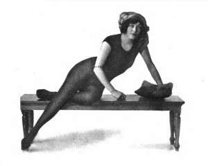 Annette Kellerman in the suit that got her arrested.