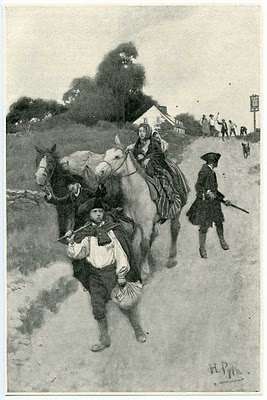 Tory Refugees by Howard Pyle (1853-1911)