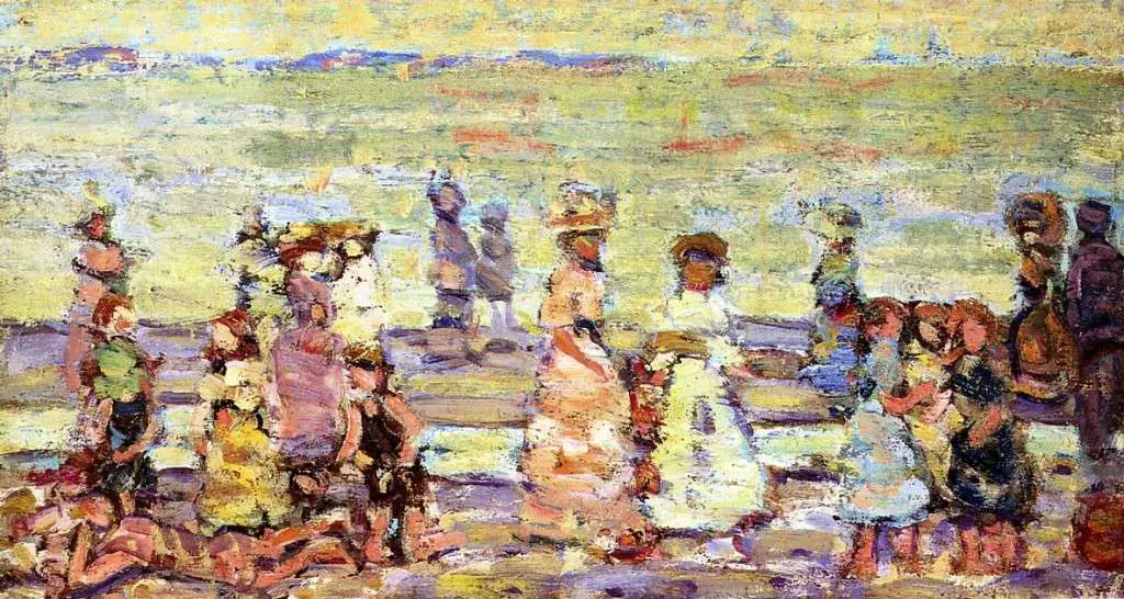 Maine Beach, ca. 1913. Private collection.
