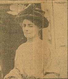 1909 newspaper photo of Isabel Lyon