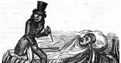 Illustration of the murder of Captain Joseph White