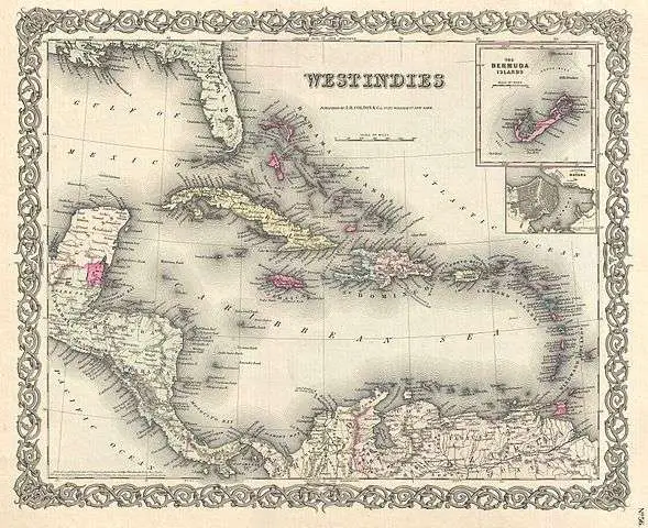 west-indies-map